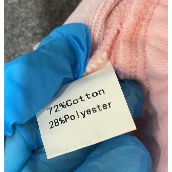 NWT Queen Of Sparkles Pink Beach Seashells Sweatshirt Top Sleeveless XS - Picture 4 of 4